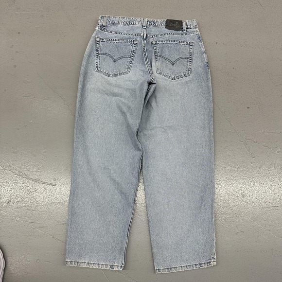 Vintage Levis SilverTab Baggy Jeans Mens 36x30 Light Wash Fit 90s Y2K Denim